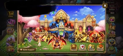 Summoners War G2 End Game Narsha LD 50+ skins y edición limitada TEKKEN Wings Foto 1 de 4