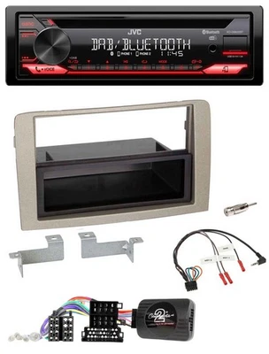 JVC CD DAB USB Bluetooth Lenkrad Autoradio für Lancia Musa 2004-2012 - Bild 1 von 4