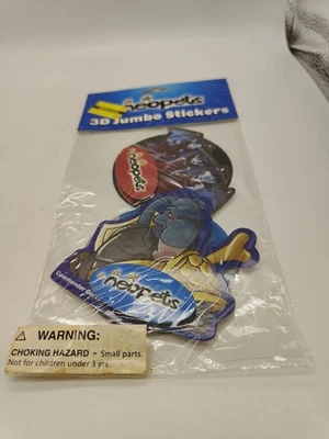 Neopets 3D Jumbo Stickers (Grarel & Dark Faerie Sisters) - Image 1 of 4
