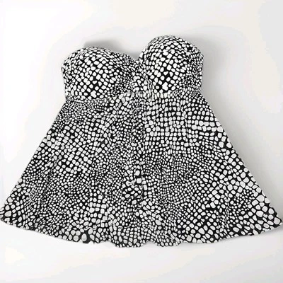 Top de baño Merona para mujer talla S/P sin tirantes verano divertido ropa de crucero vacaciones Foto 1 de 4