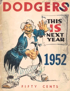 1952 Brooklyn Dodgers Jahrbuch mit 15 Autogrammen - (JSA) Messe, kostenloser Versand - Bild 1 von 3