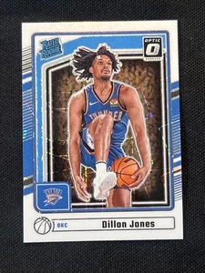 Dillon Jones 2024-25 Donruss Optic Preview International White Velocity RC OKC - Imagen 1 de 2
