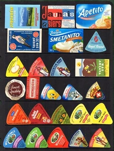 Cheese labels all different varieties ettiquette Fromage formaggio Kase #642 - Picture 1 of 1