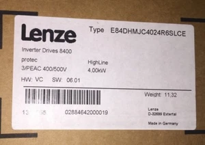 Lenze Comau Servo Drive Type: E84DHMJC4024R6SLCE  Id Nr: 13388552 - Picture 1 of 1