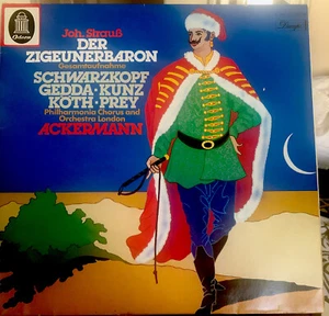 Strauss Der Zigeunerbaron Operetta 2 LP Vinyl Set German Pressing Ackermann RARE - Picture 1 of 8