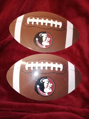 New Set Of 2 Florida State Seminoles Football Magnets Cover