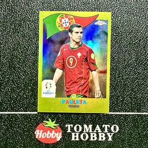 TOPPS CHROME UEFA EURO 2024 PAULETA /125 YELLOW REFRACTOR 1960 PORTUGAL - Picture 1 of 2