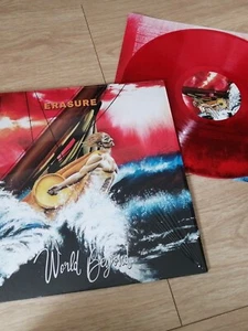 ERASURE – World Beyond - Red Vinyl LP EXCELLENT CONDITION - Picture 1 of 1