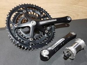 170 C10 Campagnolo Race Triple Road Bike Crankset & BSA Bottom Bracket 52/42/30 - Picture 1 of 21
