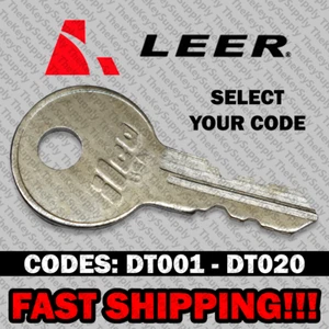 LEER Tonneau Cover Key Cut to Your Code DT001 - DT020 - Picture 1 of 1