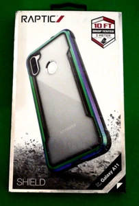 Raptic Shield Multi Color Case For Galaxy A11 cell smartphone 10 ft drop tested - Picture 1 of 5