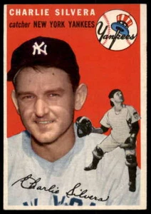 Charlie Silvera Card 1954 Topps #96  - Picture 1 of 2