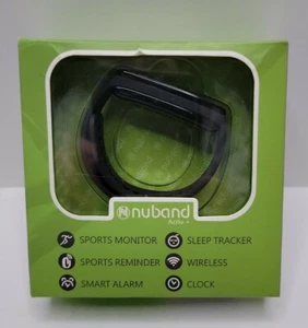 Nuband Activ+ Fitness & Sleep Smart Tracker - Black, NU-G0002-BK - Picture 1 of 3