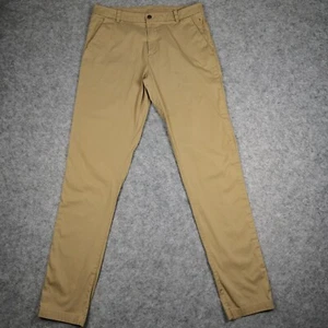 Lululemon Hose Herren 34 Tall hellbraun Artifact Commission Stretch Golf Chino M5466T - Bild 1 von 20