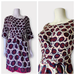 Maeve x Anthropologie Silk Wrap Dress Size 2 Crossover Flowy - Picture 1 of 9