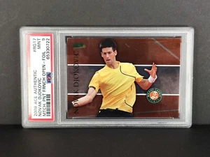 2008 Ace Authentic Match Point French Open Foil Novak Djokovic PSA 9 - Bild 1 von 4