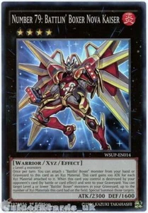 WSUP-EN014 Número 79: Tarjeta YuGiOh Battlin' Boxer Nova Kaiser Super Rara 1a Edición - Imagen 1 de 1