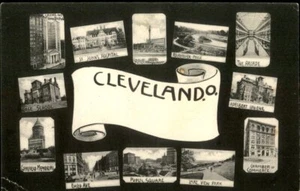 Cleveland, Oh Multi-View Cuyahoga County Ohio Postkarte - Bild 1 von 2