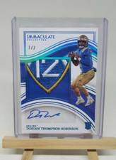 Dorian Thompson Robinson Auto Patch /2 2023 Immaculate Collegiate