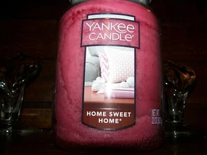 22 ounce Yankee Candle with lid, Home Sweet Home scented - Picture 1 of 2