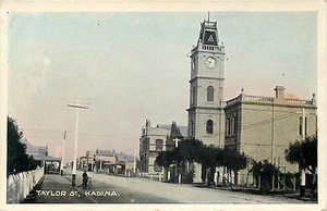 KADINA SOUTH AUSTRALIA TAYLOR STREET OLD REAL PHOTO POSTCARD VIEW - Picture 1 of 2