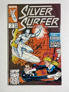 Silver Surfer 16 NM- 1988 Marvel comic soul gem