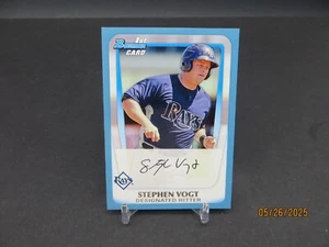 2011 Bowman Stephen Vogt Prospects Blue /500 1st Bowman Tampa Bay Rays - Bild 1 von 6