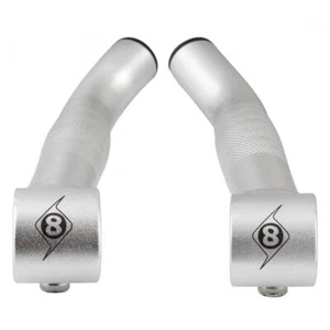 ORIGIN8 BIKE BICYCLE HANDLEBAR END BAR ENDS C-LITE SHORT ALLOY SILVER - Picture 1 of 1