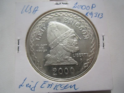 2000-P US LEIF ERICSON DOLLAR - Image 1 of 2