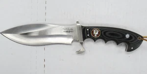 GIL HIBBEN KENPO KARATE - BOWIE TYPE KNFE- UC 1168 - IN LEATHER SHEATH- SWEET !! - Picture 1 of 7