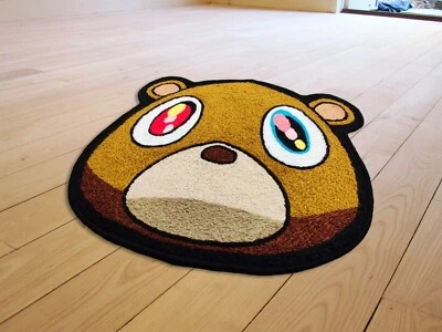 New Kanye West Takashi Murakami Graduation Bear Carpet Hypebeast Living Room Rug - Image 1 of 3