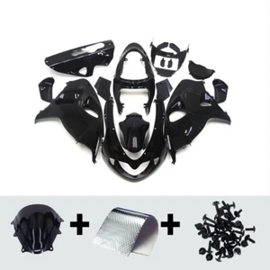 Pure Black Fairing Kit For Suzuki TL1000R 1998 99 00 01 02 2003 Plastic Bodywork - Picture 1 of 8