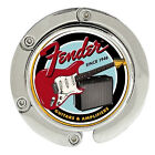 Fender Guitars Purse Hanger Foldable Hook Handbag Table Bag Holder Metal Silver