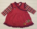 Girl&#39;s 3-6 Months euro 60 long sleeve Hanna Andersson dress Stripes