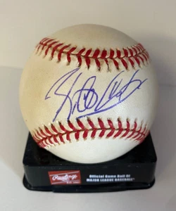 RICO CARTY MILWAUKEE BRAVES SIGNED AUTOGRAPHED N.L. BASEBALL BECKETT - Picture 1 of 4