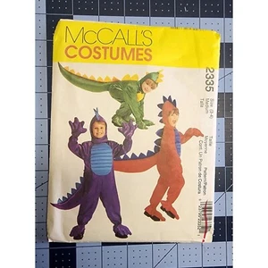 McCall's 2335 Child Boy Girl Dragon Costume Pattern 3-4 Dinosaur Halloween UC FF - Picture 1 of 5