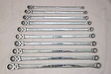Matco Tools 10 Piece 0° Flex Ratcheting Extra Long Wrench Set