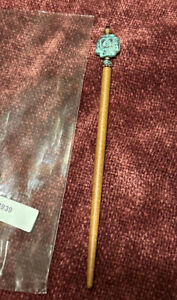 NWT Lilla Rose Hair Stick Maple Wood Color With Antiqued Top