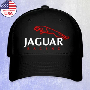 Jaguar Motor Car Racing schwarze Mütze Baseball Cap Größe S/M-L/XL - Bild 1 von 3