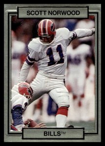 1990 Action Packed 16 Scott Norwood  Buffalo Bills  Football Card