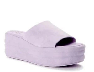 Flatform Wedge Women’s Shoe No Boundaries  Shoes Heels Sandals Lavender size 8 - Picture 1 of 5