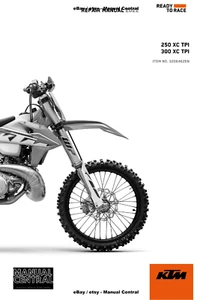 KTM 2022 - 250 300 XC TPI- REPAIR WORKSHOP SERVICE MANUAL REPRINTED - Picture 1 of 6