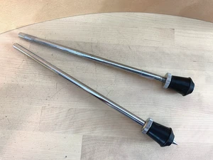 GIBILTERRA coppia lotto 2x batteria basso scomparente SPUR ROD parti gambe 3/8" leggere - Foto 1 di 5