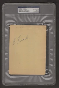 Frank Bruiser Kinard d. 1985 signed autographed Album Page PSA HOF vintage auto - Picture 1 of 1
