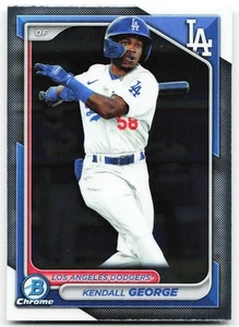 🔥 2024 Bowman #BCP-58 Kendall George Chrome Prospects - Picture 1 of 2