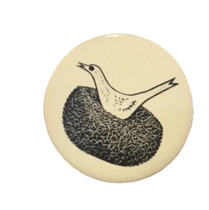 Broche de cerámica hecho a mano STOCKWELL CERAMICS CORNWALL - Nido de pájaros Nuevo en caja - Imagen 1 de 5