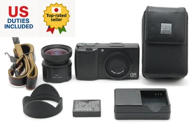 4678 SHOT🎦[NEAR MINT] RICOH GR DIGITAL II 10.1MP Digital Camera Case FROM JAPAN - Image 1 of 4