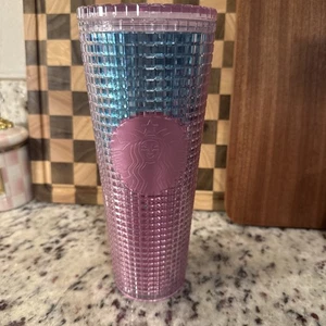 Vaso Starbucks lavanda degradado rejilla IRIDISCENTE TAZA FRÍA 24 oz Venti SIN PAJITA - Imagen 1 de 3