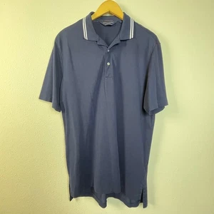 Polo Golf Ralph Lauren Performance Blue Short Sleeve Polo Shirt Men's L - Picture 1 of 7