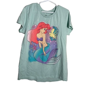 Disney Princess T-Shirt Girl's 10-12 Little Mermaid Short Sleeve Graphic Tee - Picture 1 of 7